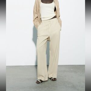 Zara Linen blend pants